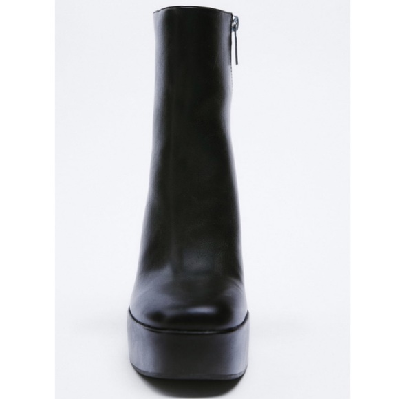 Zara | Shoes | Zara Platform Heeled Ankle Boots | Poshmark
